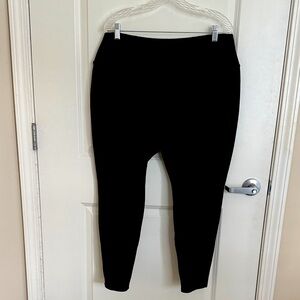 J Jill Wearever Smooth-Fit Faux Suede slim leg pants- Gently Worn